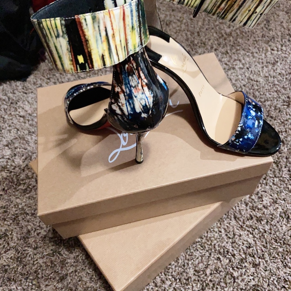Christian Louboutin Sexy Multicolored Sandals size 36.5